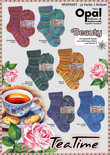 Opal Beauty 5 - Tea Time  4-fach (6x1Knäuel)