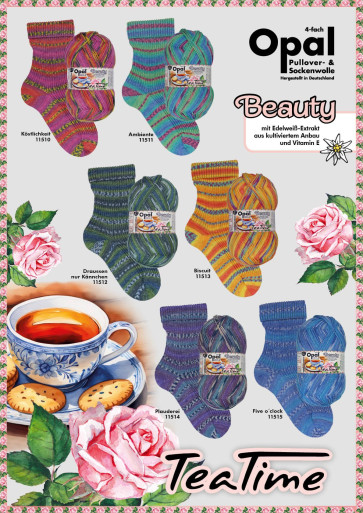 Opal Beauty 5 - Tea Time  4-fach Sortiment
