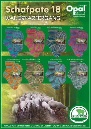 Opal Schafpate 18 4-fach Sortiment