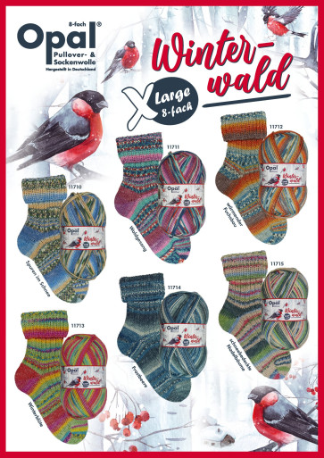 Opal XLarge Winterwald  8-fach Sortiment