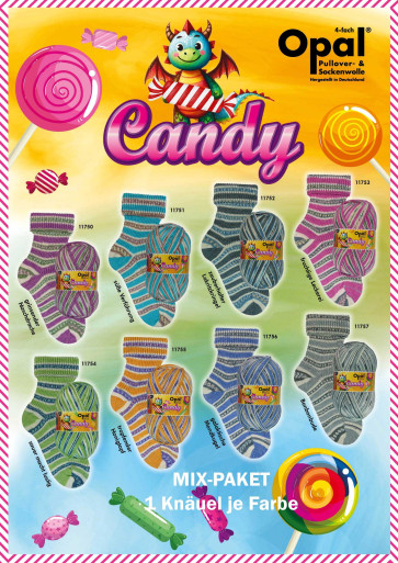 Opal Candy 4-fach (8x1Knäuel)