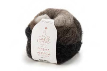 LAINES DU NORD Poema Alpaca  - 5x100g