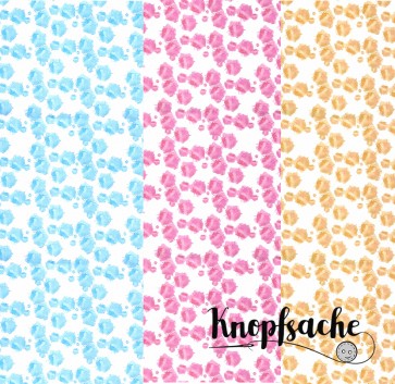 Jersey Knopfsache Aquarell Streifen