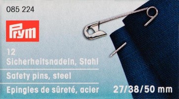 Prym Sicherheitsnadeln ST 27/38/50 mm silberfarbig