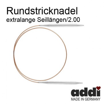 2,00mm Rundstrickndl.ADDI ni  SL 2,0