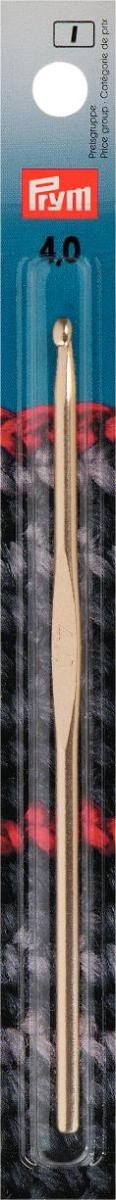 Prym Woll-Häkelnadeln ohne Griff ALU 14 cm 4,00 mm silberfarbig