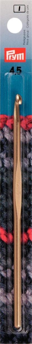 Prym Woll-Häkelnadeln ohne Griff ALU 14 cm 4,50 mm silberfarbig