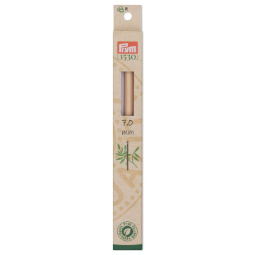 Prym Woll-Häkelnadel BAMBUS 15 cm 7,0 mm #