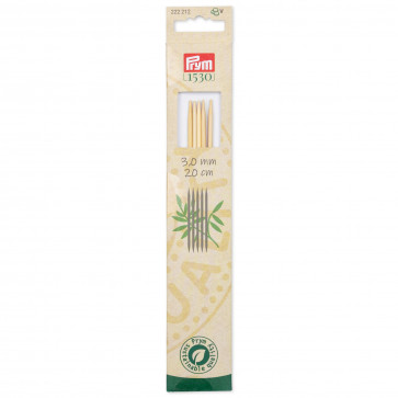 Prym Strumpfstricknadeln BAMBUS 20 cm 3,00 mm