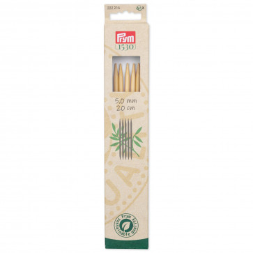 Prym Strumpfstricknadeln BAMBUS 20 cm 5,00 mm