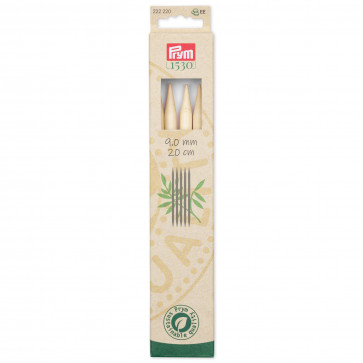 Prym Strumpfstricknadeln BAMBUS 20 cm 9,00 mm