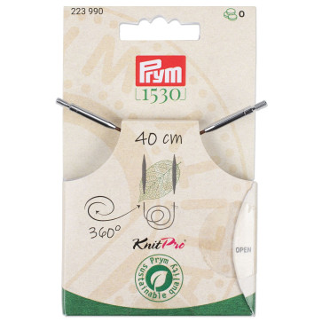 Prym Natural Kunststoffseil & Zubehör,360° drehbar,40cm #