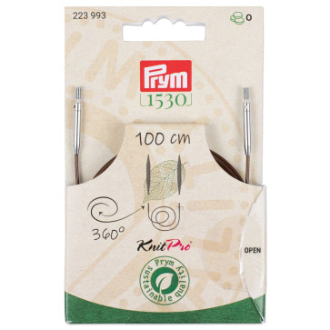 Prym Natural Kunststoffseil & Zubehör,360° drehbar,100cm #