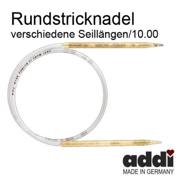 10,00mm Rundstrickndl.ADDI Glitter 10