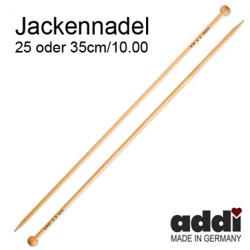 10,00mm Strickn.ADDI Bambus /10,0
