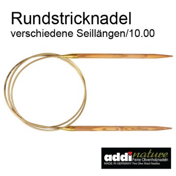 10,00mm Rundstric.ADDI Olivenholz 10,0