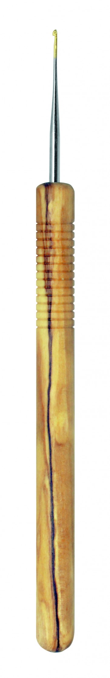 1,25mm addi Garnhäkelnade mit Olivenholzgriff  1,25mm