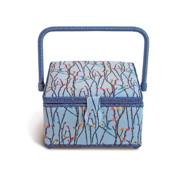 Prym Nähkorb M Blue Birds #