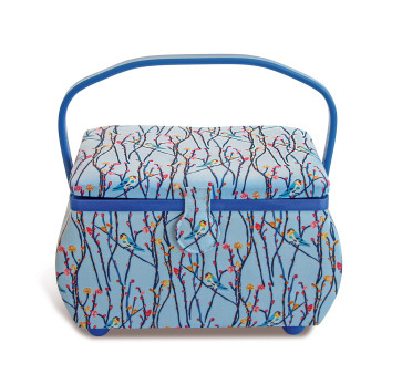 Prym Nähkorb L Blue Birds #