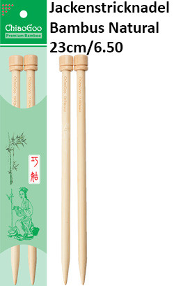 ChiaoGoo Jackenstrickndl. Bambus Natural 23cm/6.50