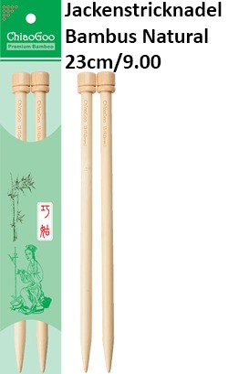 ChiaoGoo Jackenstrickndl. Bambus Natural 23cm/9.00