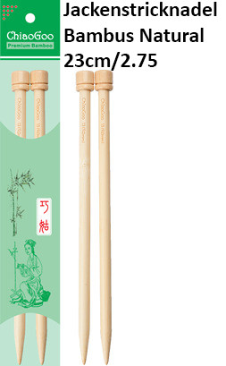 ChiaoGoo Jackenstrickndl. Bambus Natural 23cm/2.75