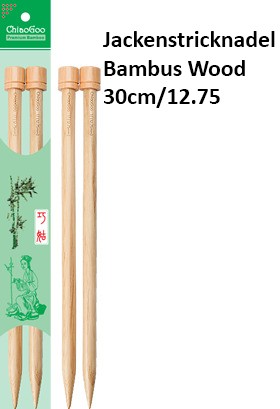 ChiaoGoo Jackenstrickndl. Bambus Wood 30cm/12.75