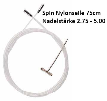 ChiaoGoo Spin Nylonseile 75cm für Nadelst. 2.75 - 5.00