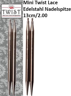 ChiaoGoo Mini Twist Lace Edelstahl Nadelspitze 13cm/2.00