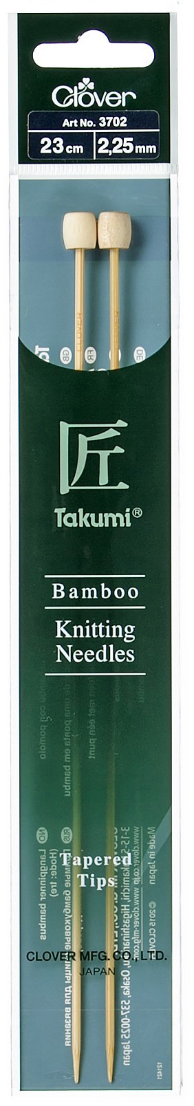 CLOVER Jackenstrickndl. Bambus Takumi 23cm/2.25mm