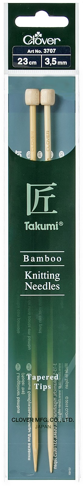 CLOVER Jackenstrickndl. Bambus Takumi 23cm/3.50mm