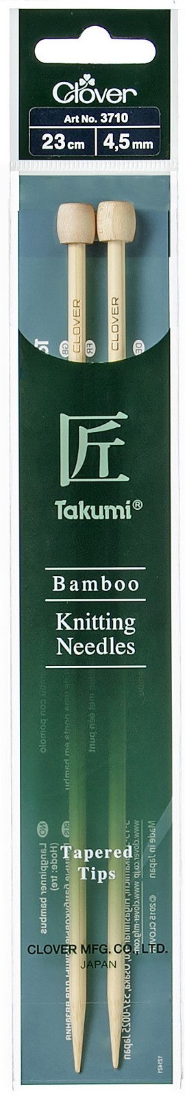CLOVER Jackenstrickndl. Bambus Takumi 23cm/4.50mm