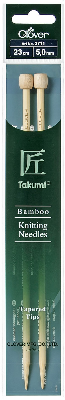 CLOVER Jackenstrickndl. Bambus Takumi 23cm/5.00mm