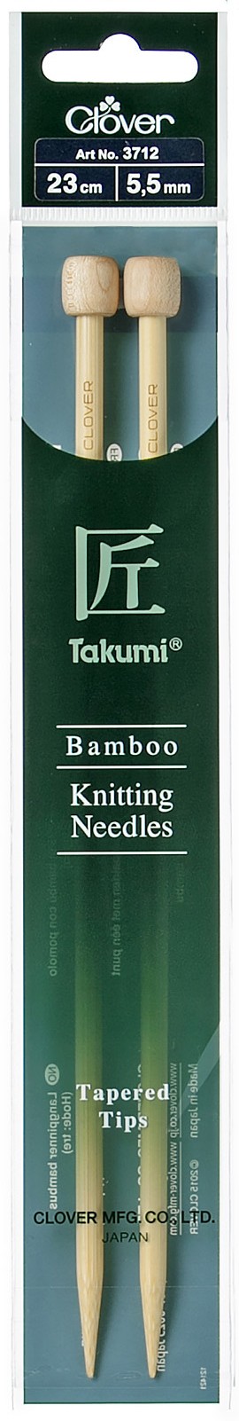 CLOVER Jackenstrickndl. Bambus Takumi 23cm/5.50mm