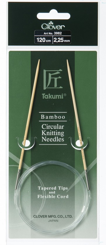 CLOVER Rundstrickndl. Bambus Takumi 120cm/2.25mm