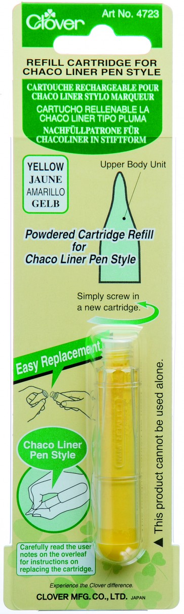 CLOVER Nachfüllpatrone Chaco Liner gelb
