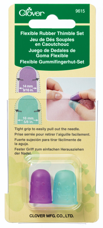 CLOVER Flexible Gummifingerhut-Set