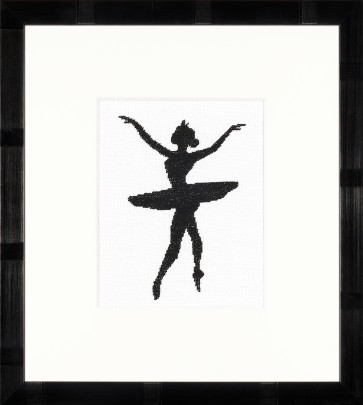 LAN. Zählmusterpackung Ballett-Silhouette III 11,5x14,5cm