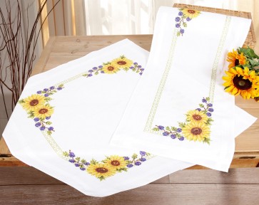 VER Bedruckte Deckepackung Sonnenblumen
