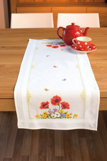 VER Bedruckter Läuferpackung Früling blumen