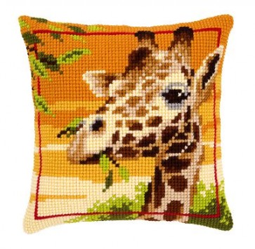 VER Kreuzstichkissenpackung Giraffe