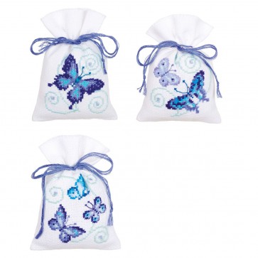 VER Tütchenpackung Blaue Schmetterlinge 3er Set