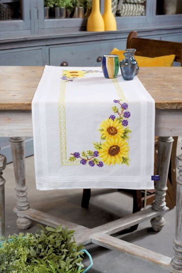 VER Bedruckter Läuferpackung Sonnenblumen