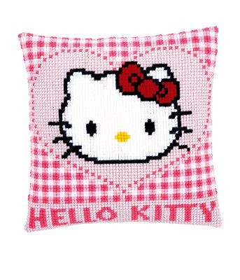 VER Kreuzstichkissenpackung Hello Kitty in einem Herz