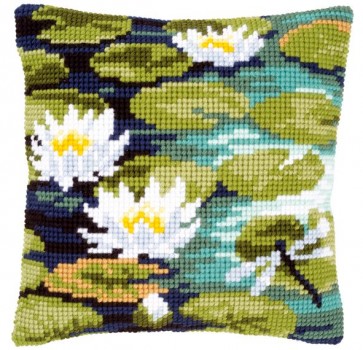 VER Kreuzstichkissenpackung Seerosen à la Monet