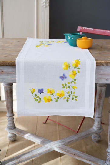 VER Bedruckter Läuferpackung Frühlingsblumen