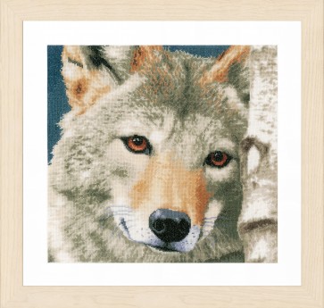 LAN. Zählmusterpackung Wolf 35x35cm