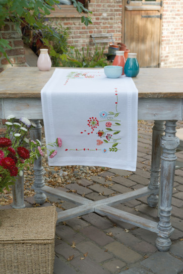 VER Bedruckter Läuferpackung Blumen