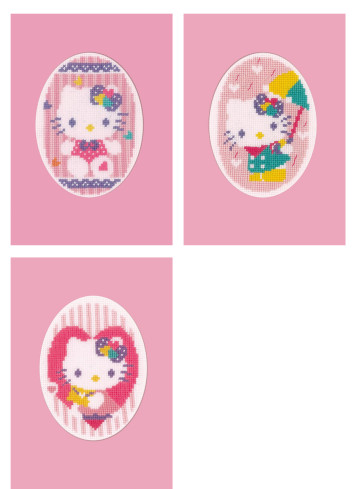 VER Grußkartenpackung Hello Kitty Pastel 3er Set