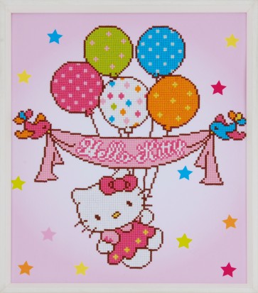 VER Diamond Painting Packung Hello Kitty & Luftballons